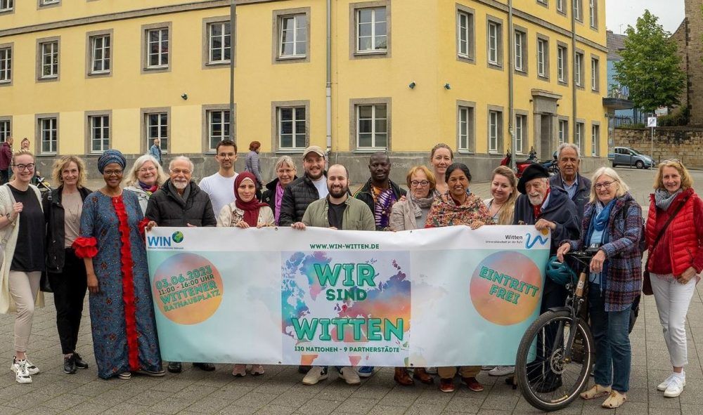 "Wir sind Witten" heißt es am 3. Juni beim internationalen Fest auf dem Rathausplatz (Foto: Jörg Fruck, Stadt Witten)
