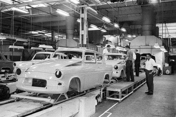 Berühmte Ford-Fabrik in Dagenham